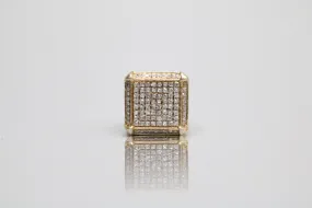 10K Yellow Gold Single Diamond Stud Earring (3.3 Grams)