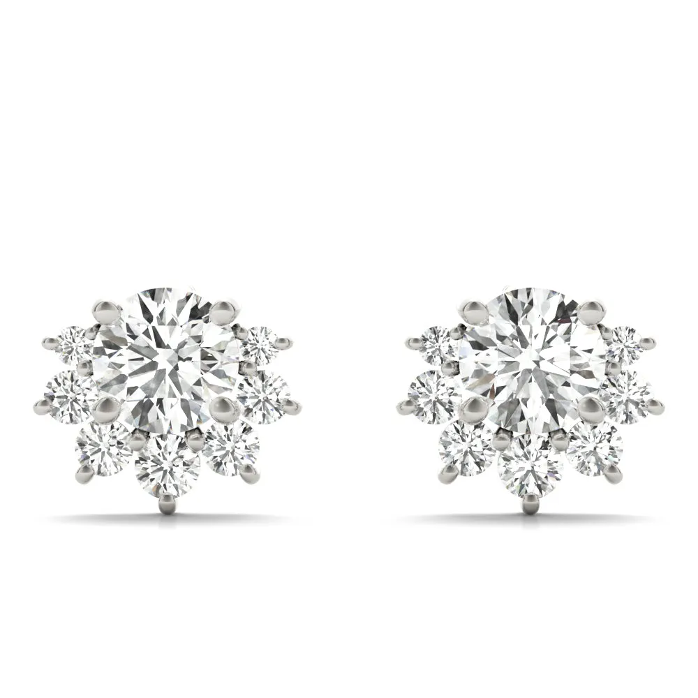 14K Diamond Earring