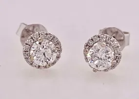 14K Diamond Earrings