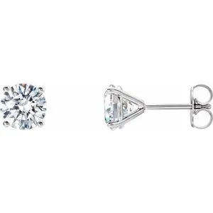 14K Yellow 1/5 CTW Lab-Grown Diamond 4-Prong Stud Earrings