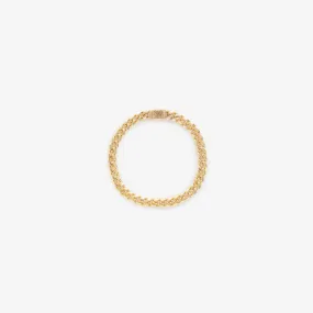 14Kt Gold Cuban Link Bracelet