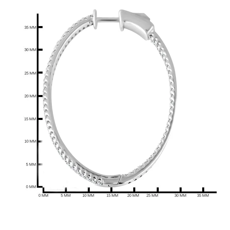 14KW LARGE OVAL DIAMOND HOOP30M/40M (118HP401311W14DI1)