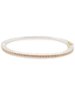 18k Rose Gold and Diamond Bangle Bracelet