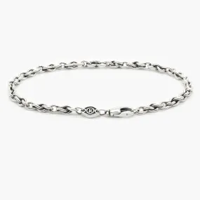 4mm Sterling Silver "Hydra" Chain Bracelet