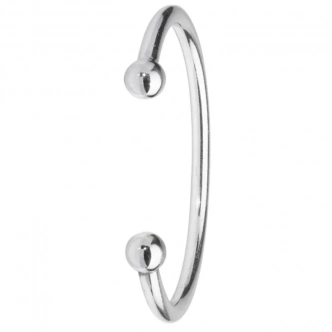 Acotis Silver Bangle Men's Torc G4234