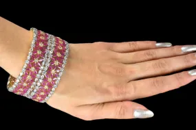 American Diamond Bangles Set By Asp Fashion Jewellery