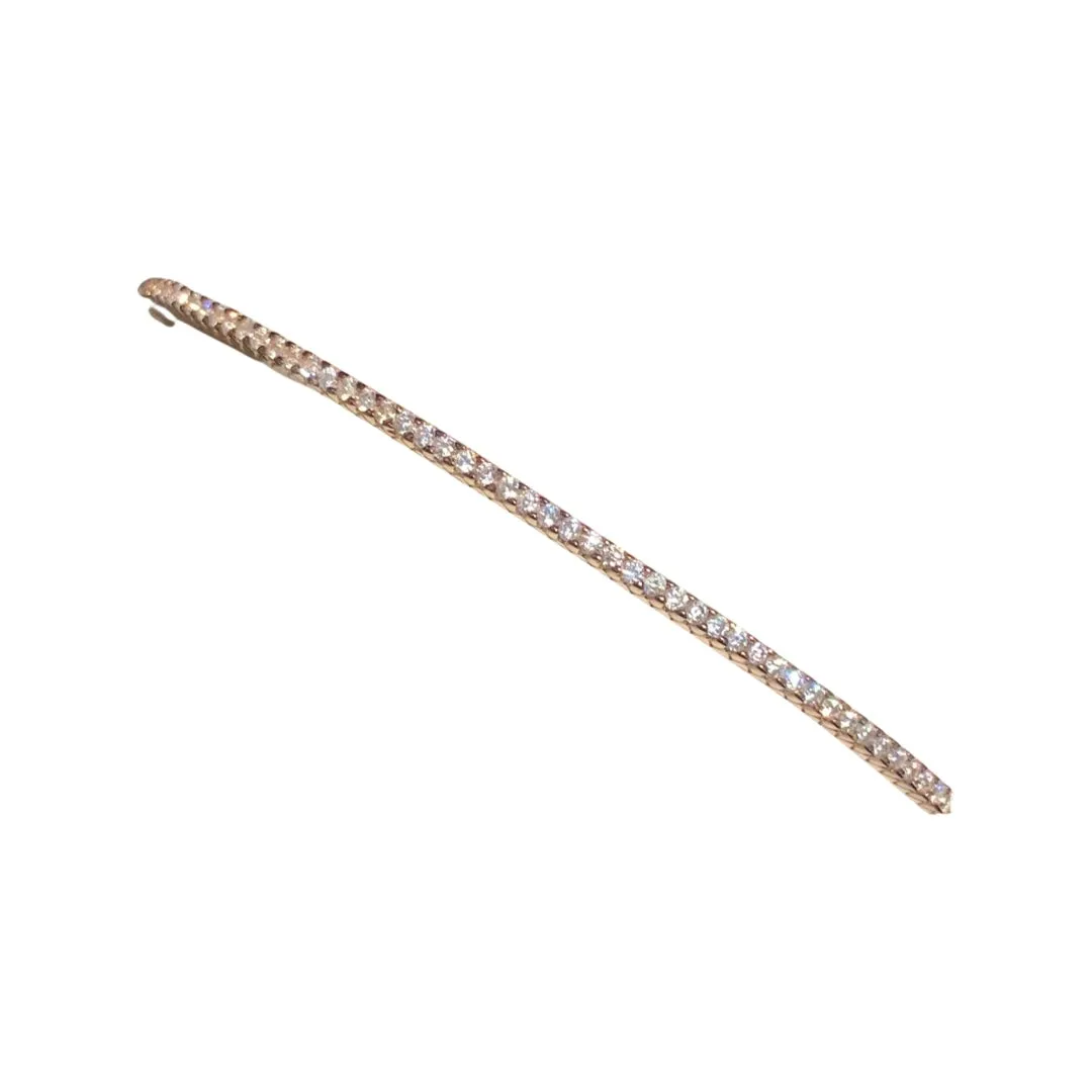 Amy Thin Rose Gold Bangle Bracelet