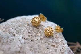 Beaded Golden Studs