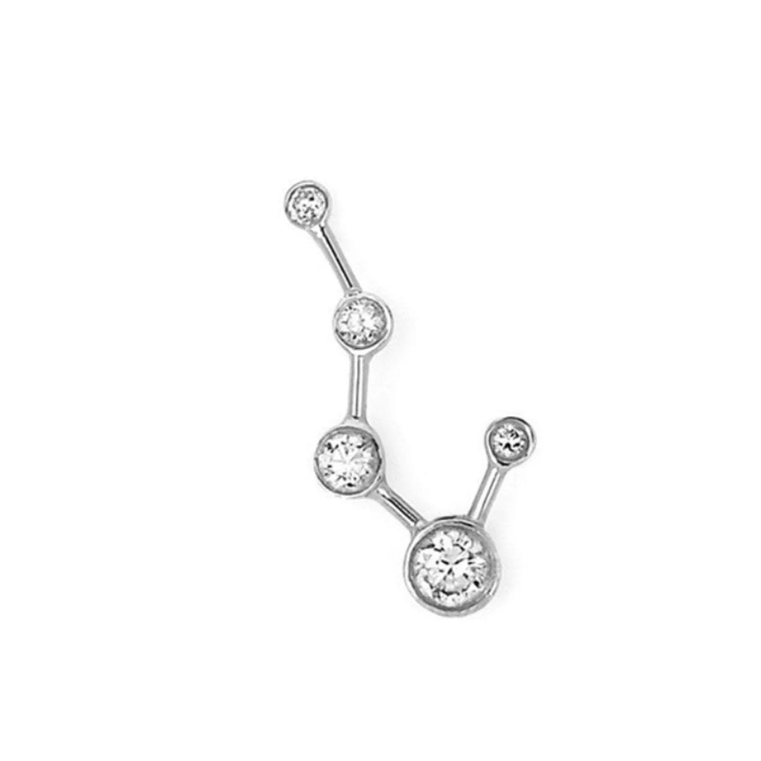 Big Dipper Diamond Constellation Earrings