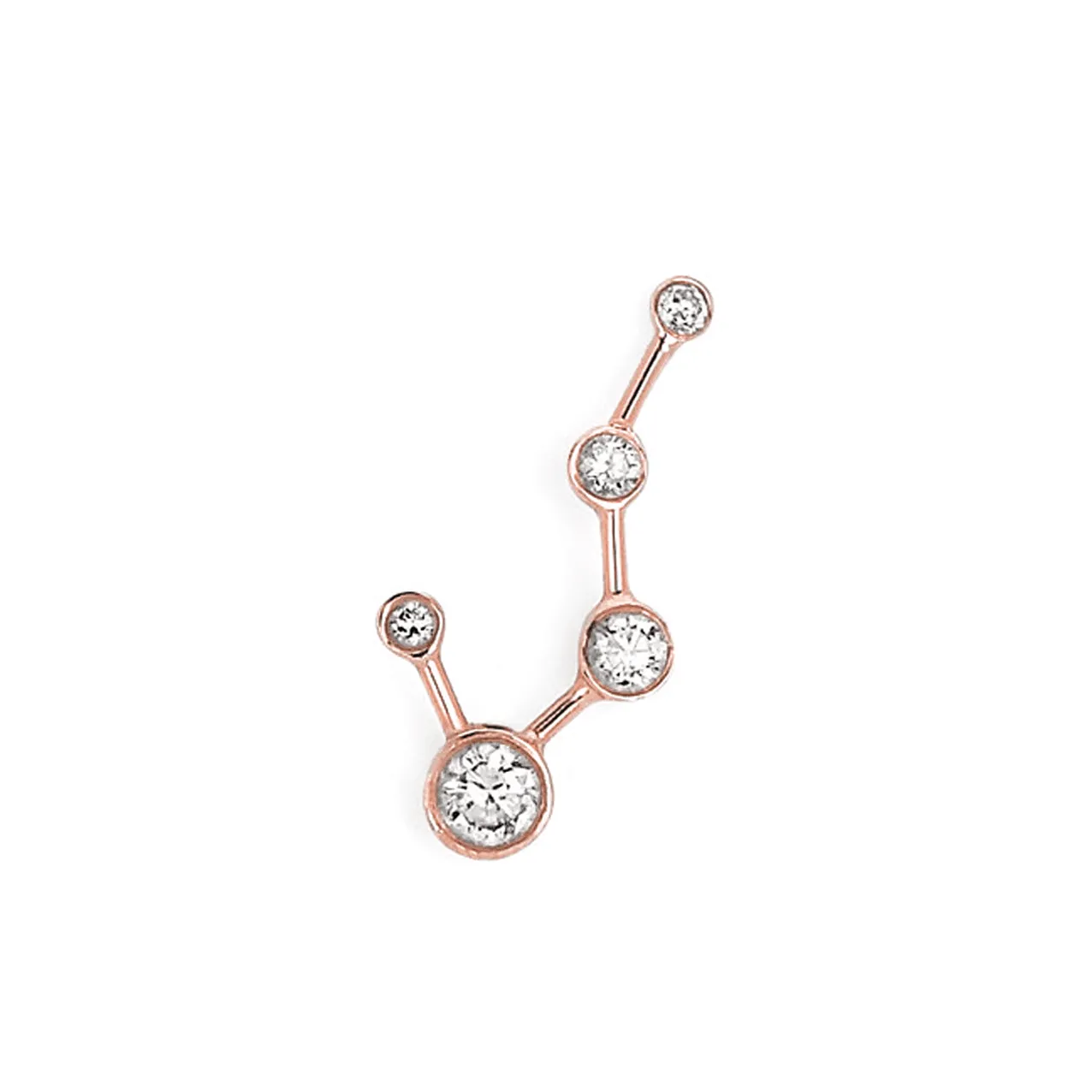 Big Dipper Diamond Constellation Earrings