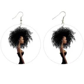 Big hair | African inspired earrings