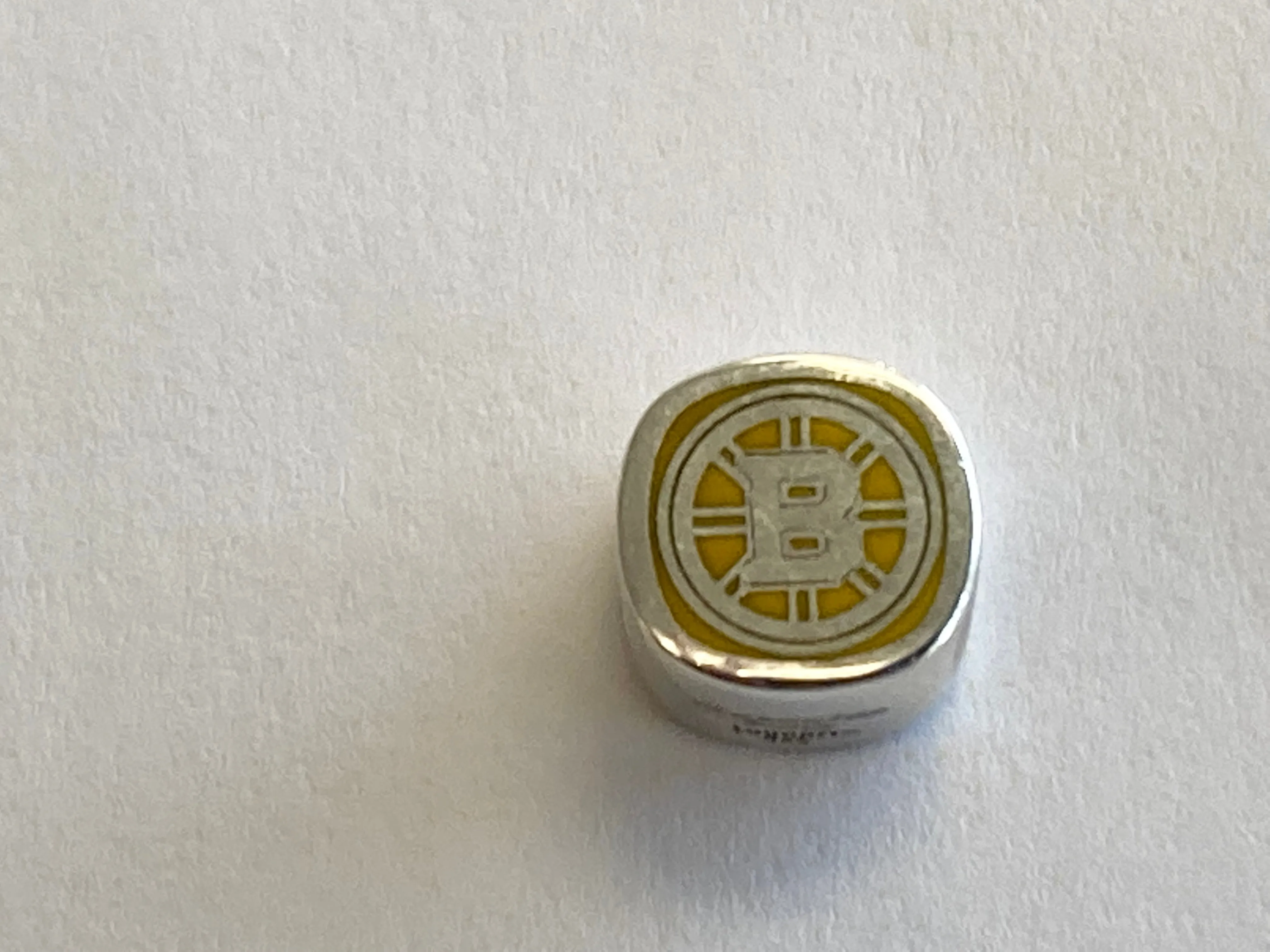 Boston Bruins Silver Bead