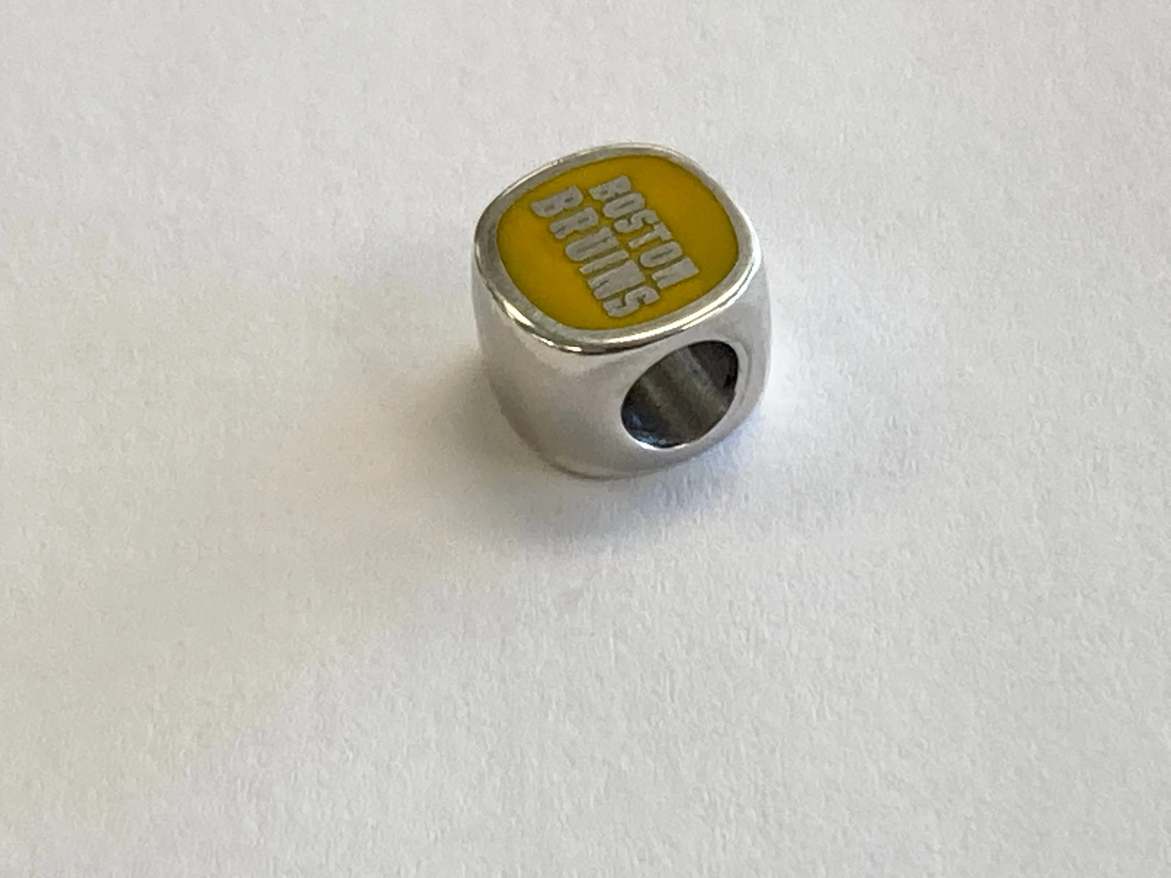 Boston Bruins Silver Bead