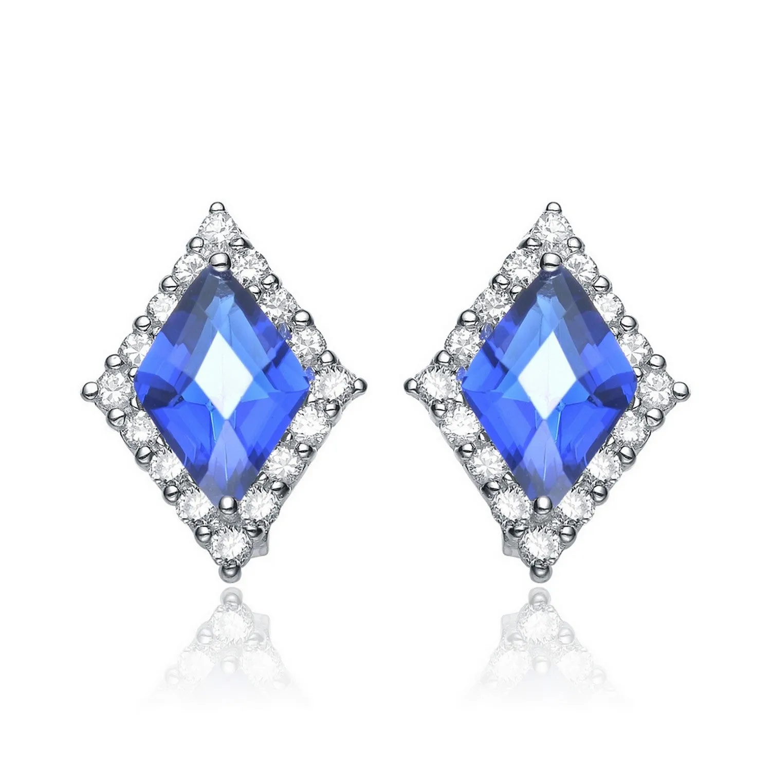 Chloé Blue Argyle Earrings