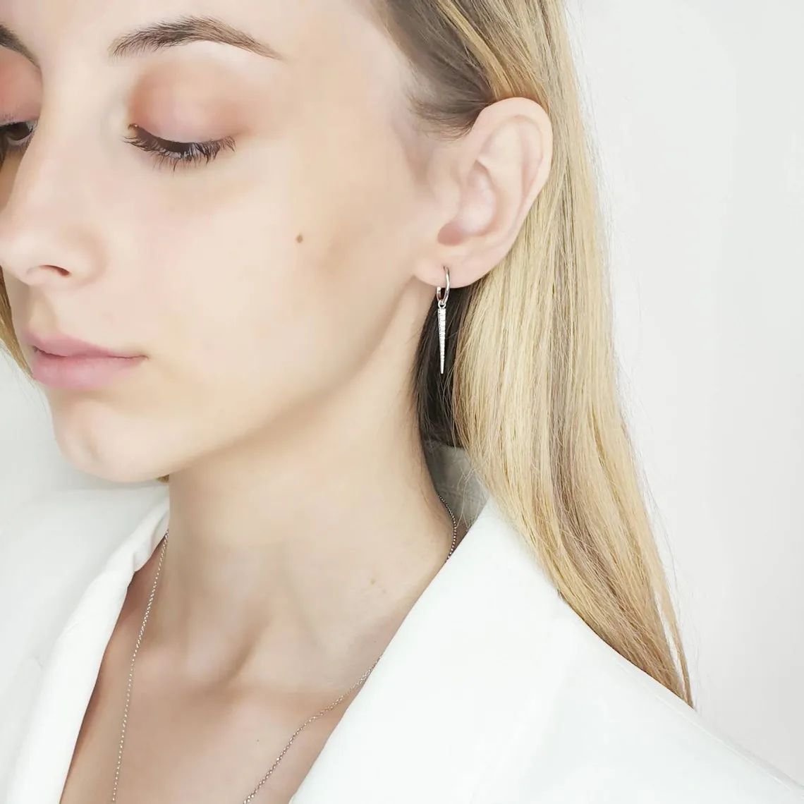 Diamond arrow earrings
