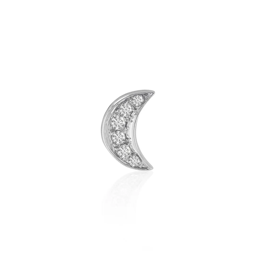 Diamond Crescent Stud