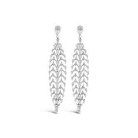 Diamond Flexible Dangle Earrings