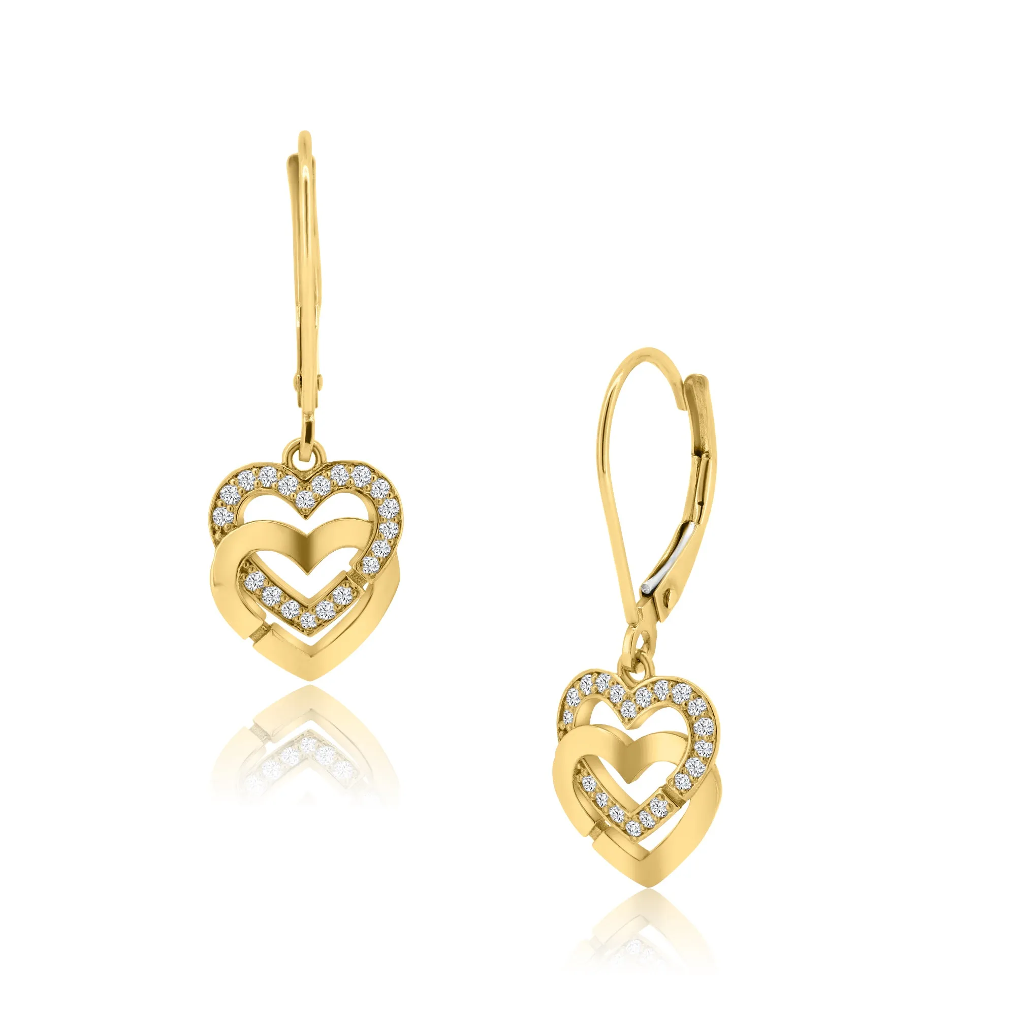 Double Heart Diamond Set