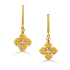 Doves Diamond Clover Earrings