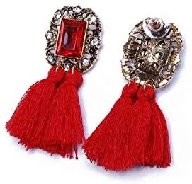 Electomania Bohemian Tassel Stylish Fancy Party Wear Earrings for Women & Girls