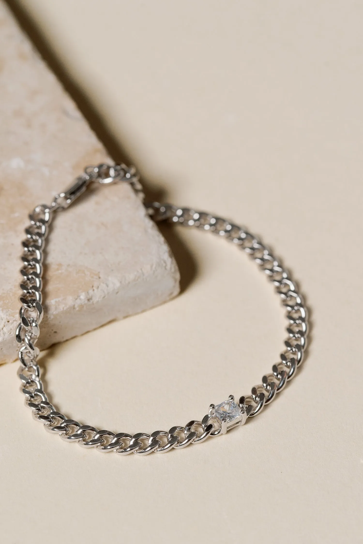 Evie Pavé Chain Bracelet