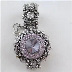 Exquisite Woman's Fashion Lilac Crystal & Rhinestone Bracelet