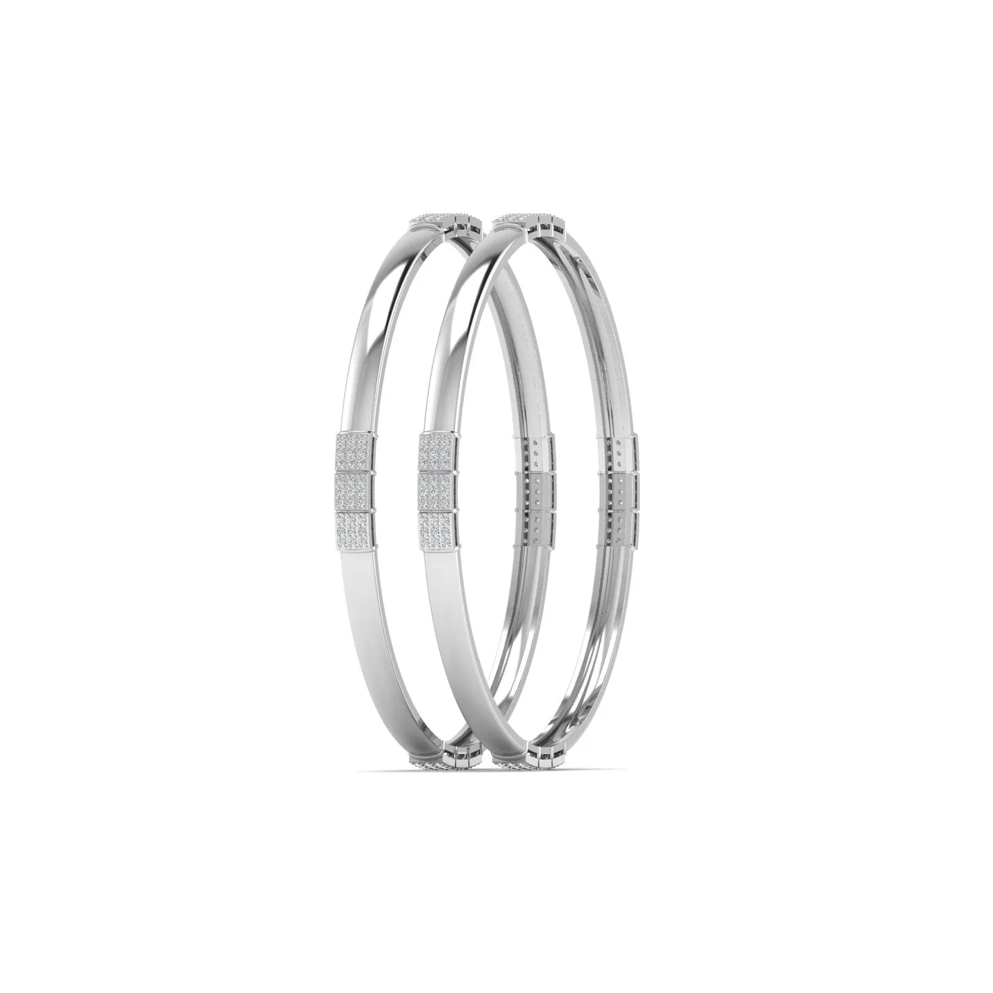 Fascinating Design Silver Bangle