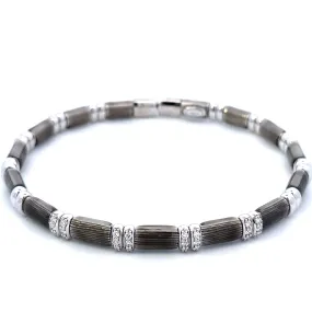 Graphite Grey Bangle Bracelet