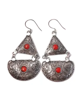 Half Moon Filigree Earrings