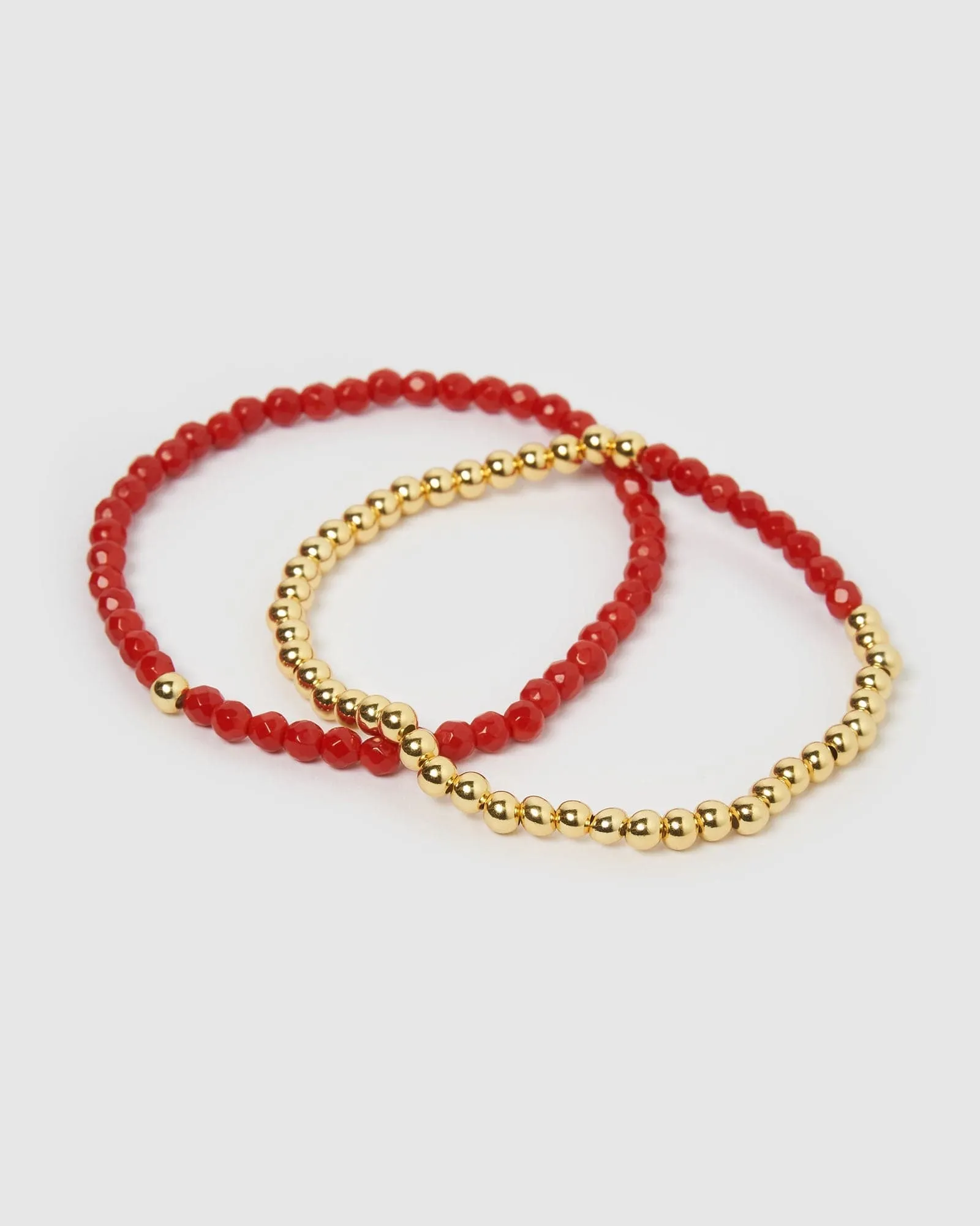 Izoa July Birthstone Bracelet Set