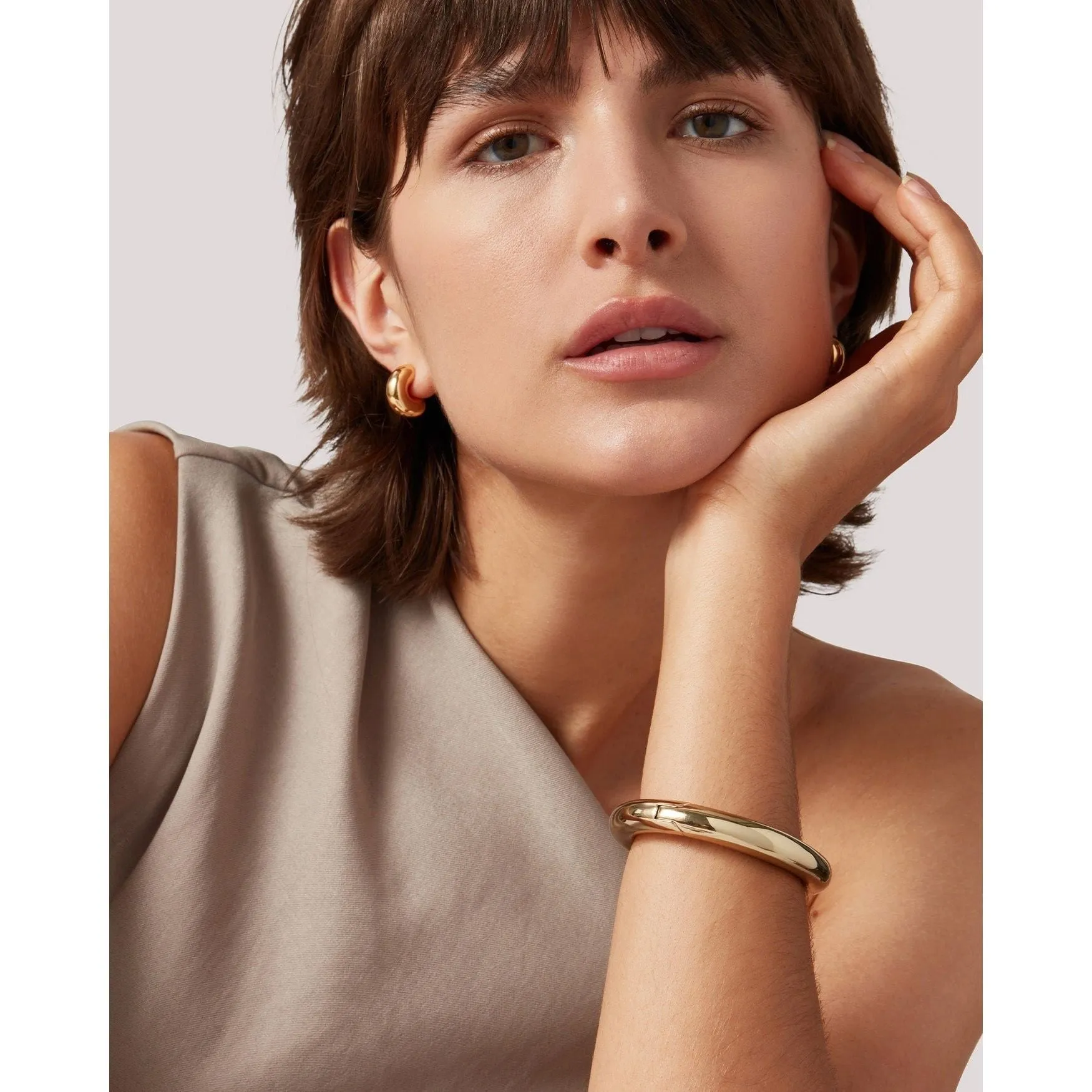 Jenny Bird Mega Bangle Gold