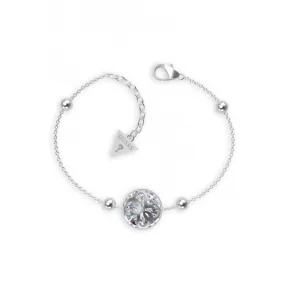 Ladies Rhodium Plated 4G Crystals Bracelet UBB01394RHL