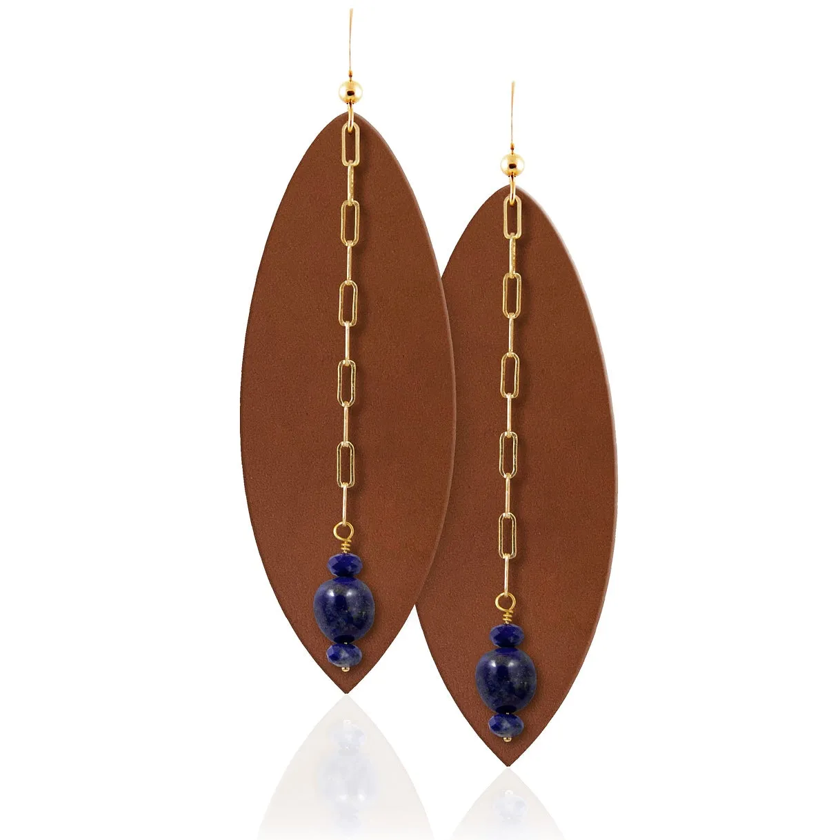 Lapis Karma Gemstone Earrings