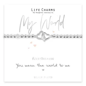 Life Charm You Mean The World To Me Bracelet