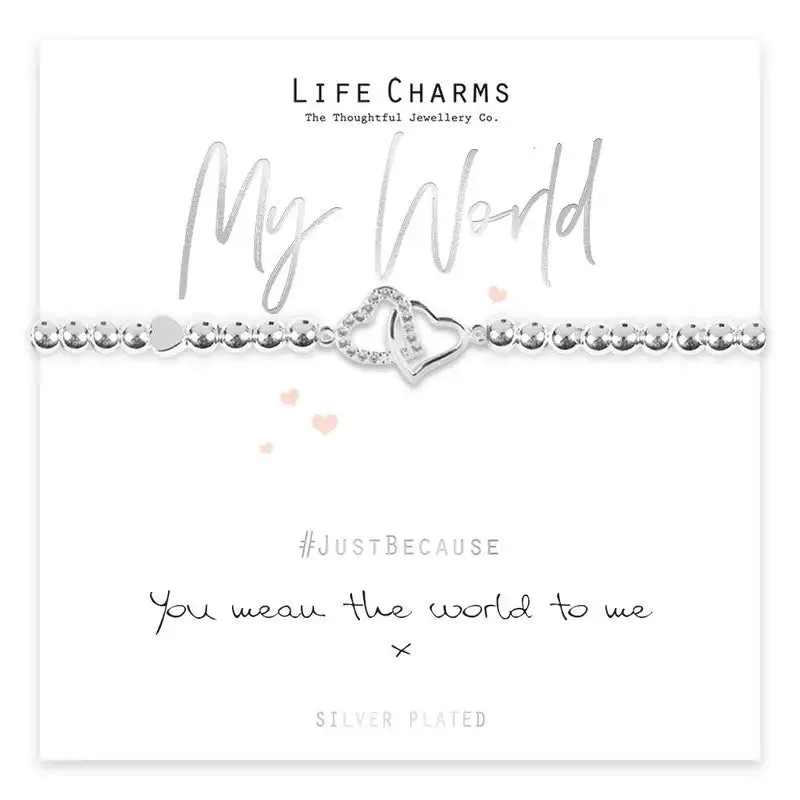 Life Charm You Mean The World To Me Bracelet