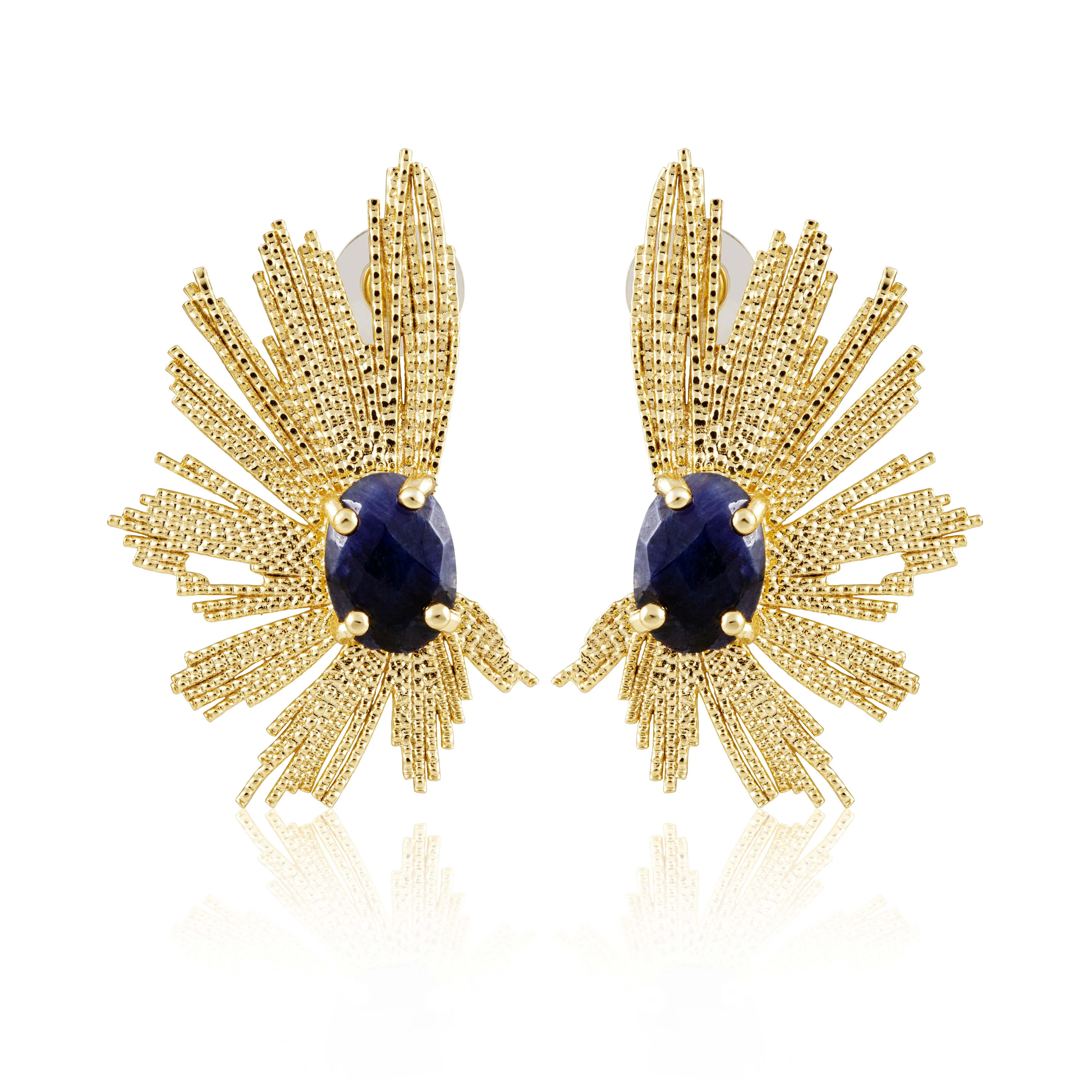 Marielle Earrings - Sapphire