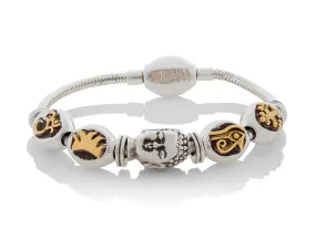 Meditation Bracelet on Silver