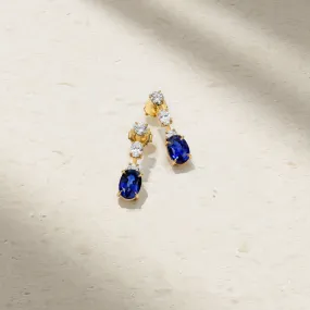 Medley Sapphire and Diamond Earrings