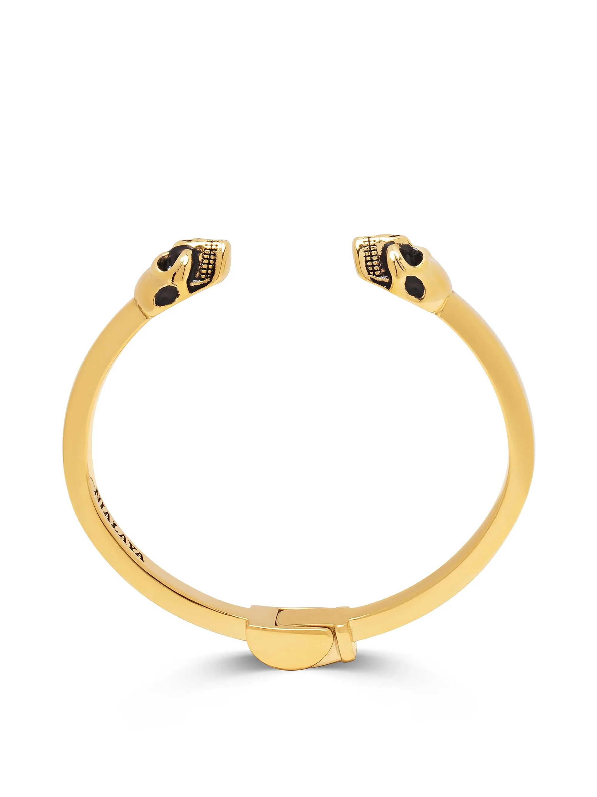 Men's Golden Skull Bangle