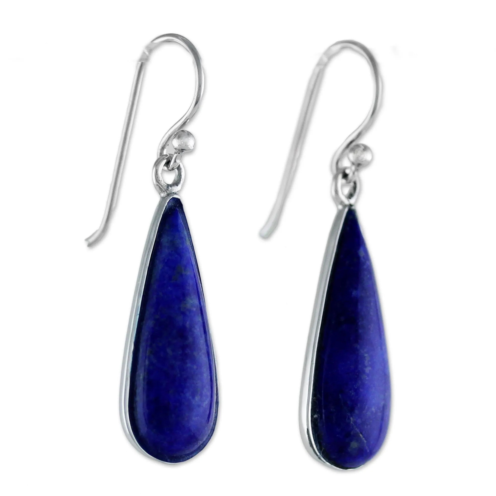 Morning Raindrops Lapis Earrings