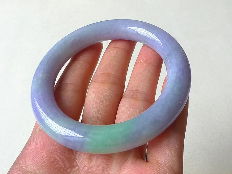 Natural Jade Bangle Jadeite Bangle Internal Diameter 54.8mm BER431