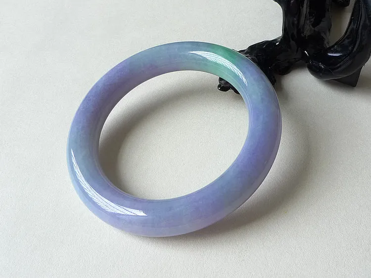 Natural Jade Bangle Jadeite Bangle Internal Diameter 54.8mm BER431