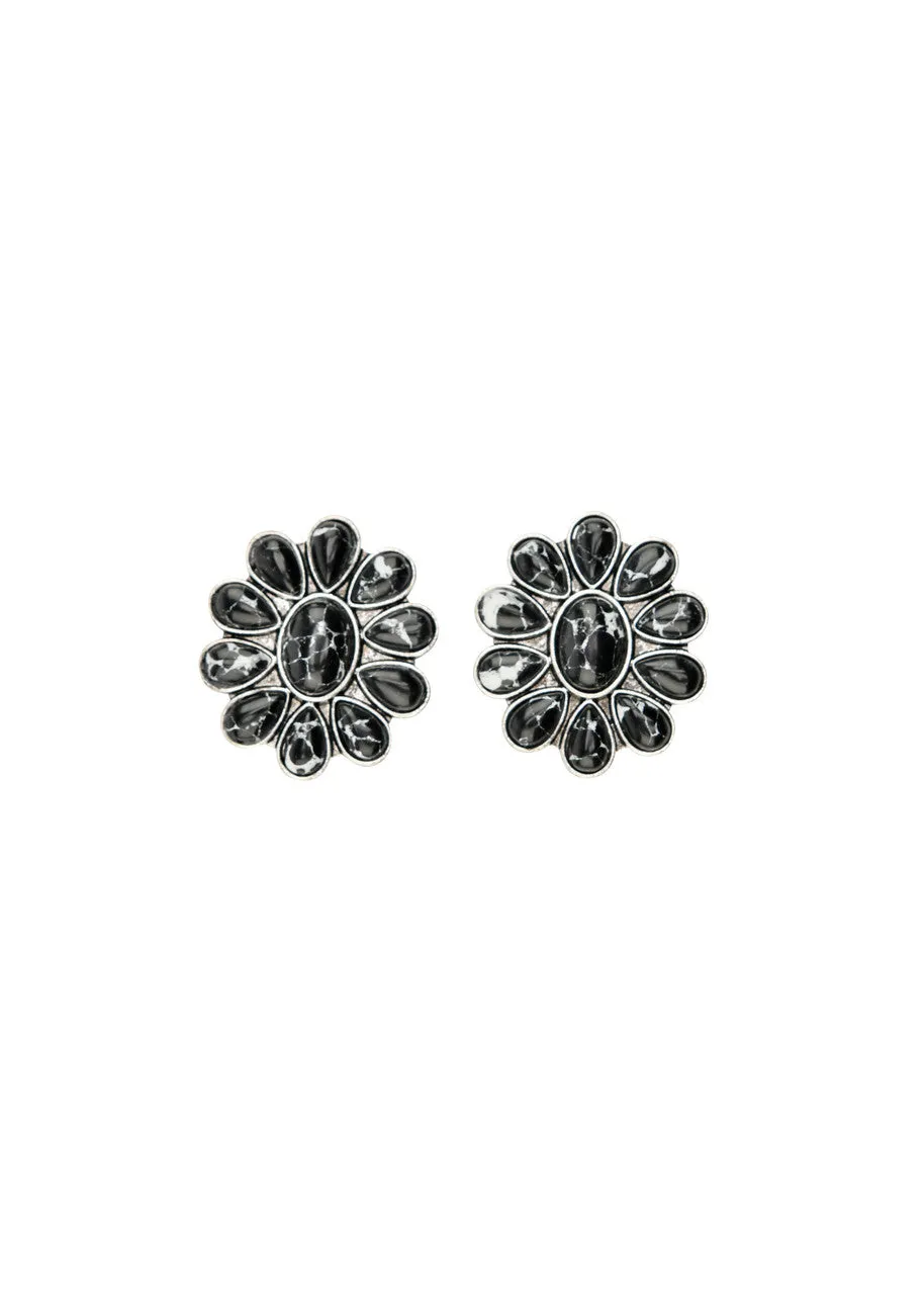 Oakley cluster earrings