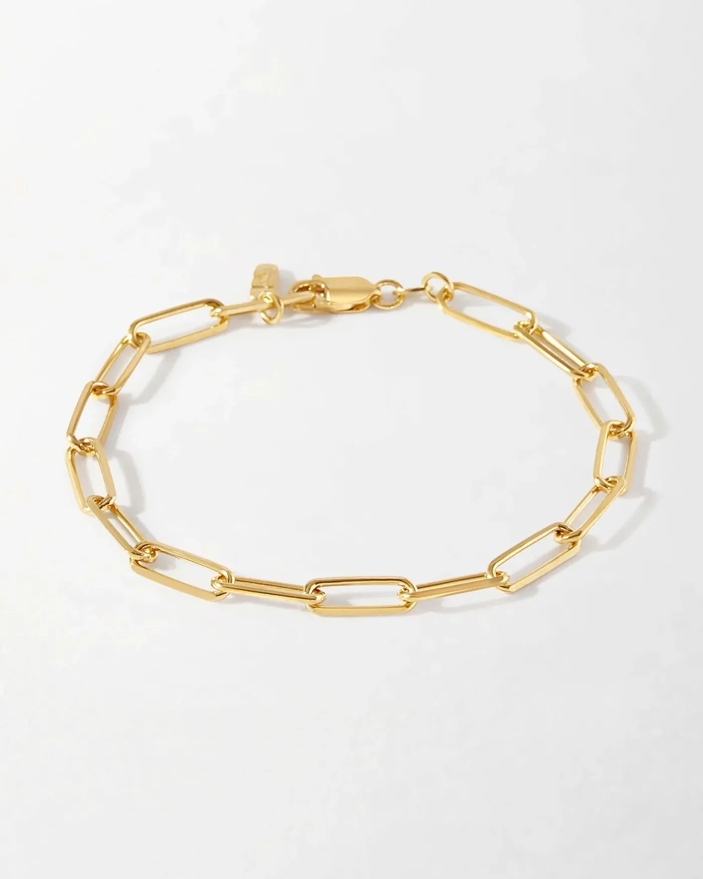 Paperclip Chain Bracelet - Gold