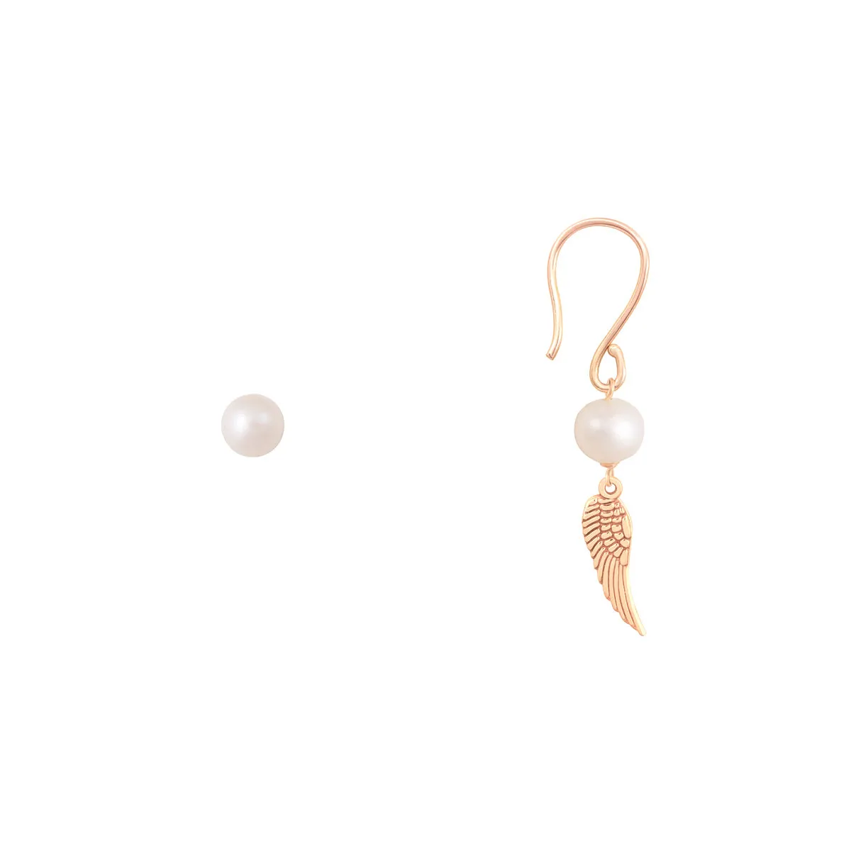 Pearl Wing Earrings