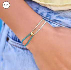 PURAVIDA Dainty Two Tone Bracelet