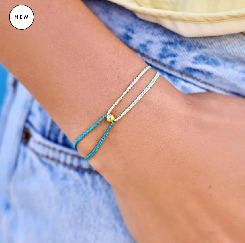 PURAVIDA Dainty Two Tone Bracelet