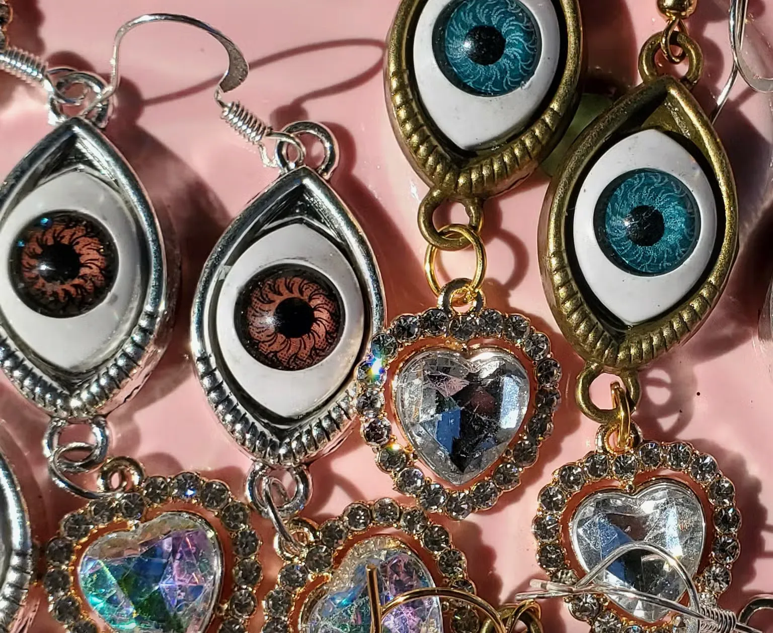 "I See You" Brown Eyeball Earrings