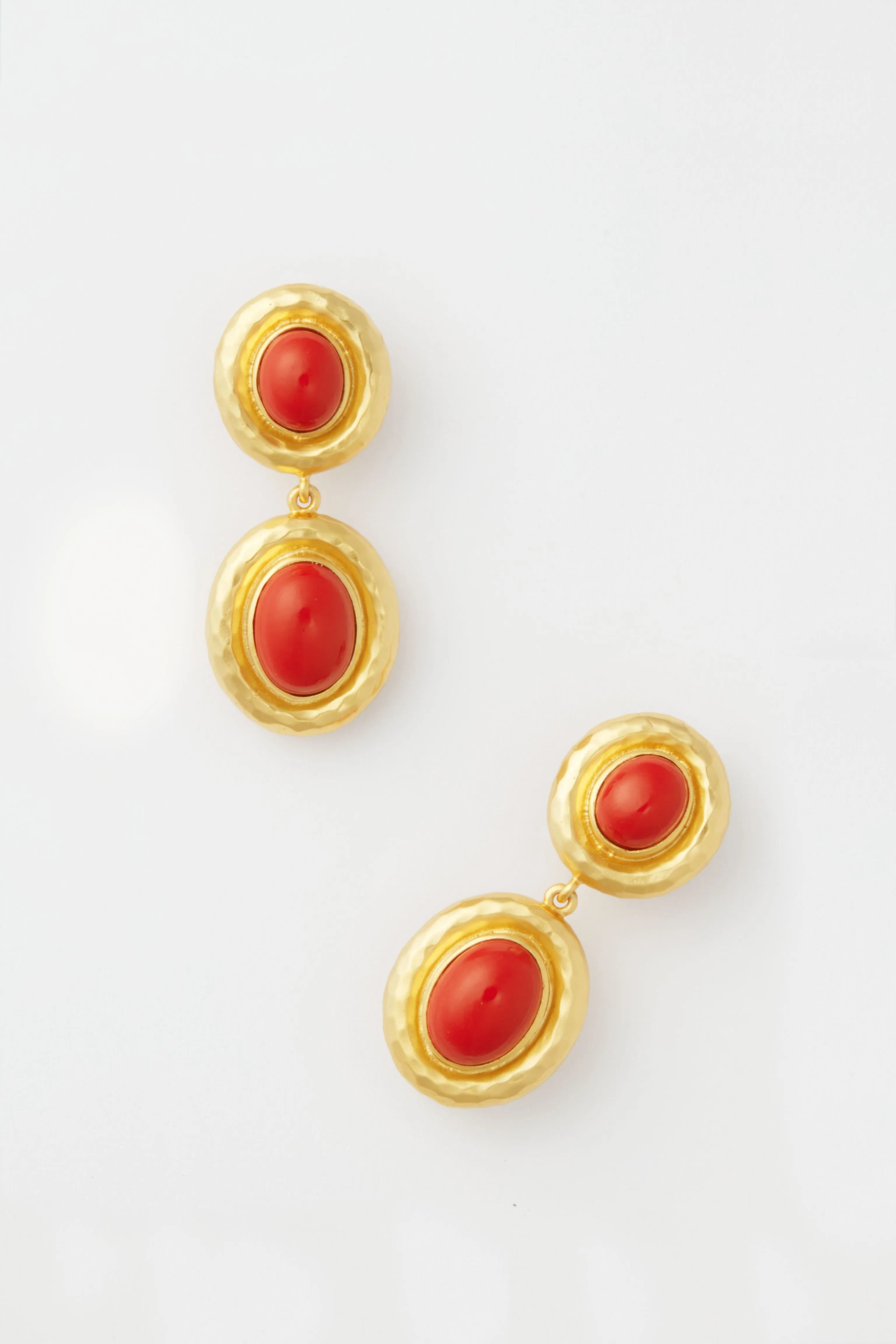 Red Coral Carla Earrings