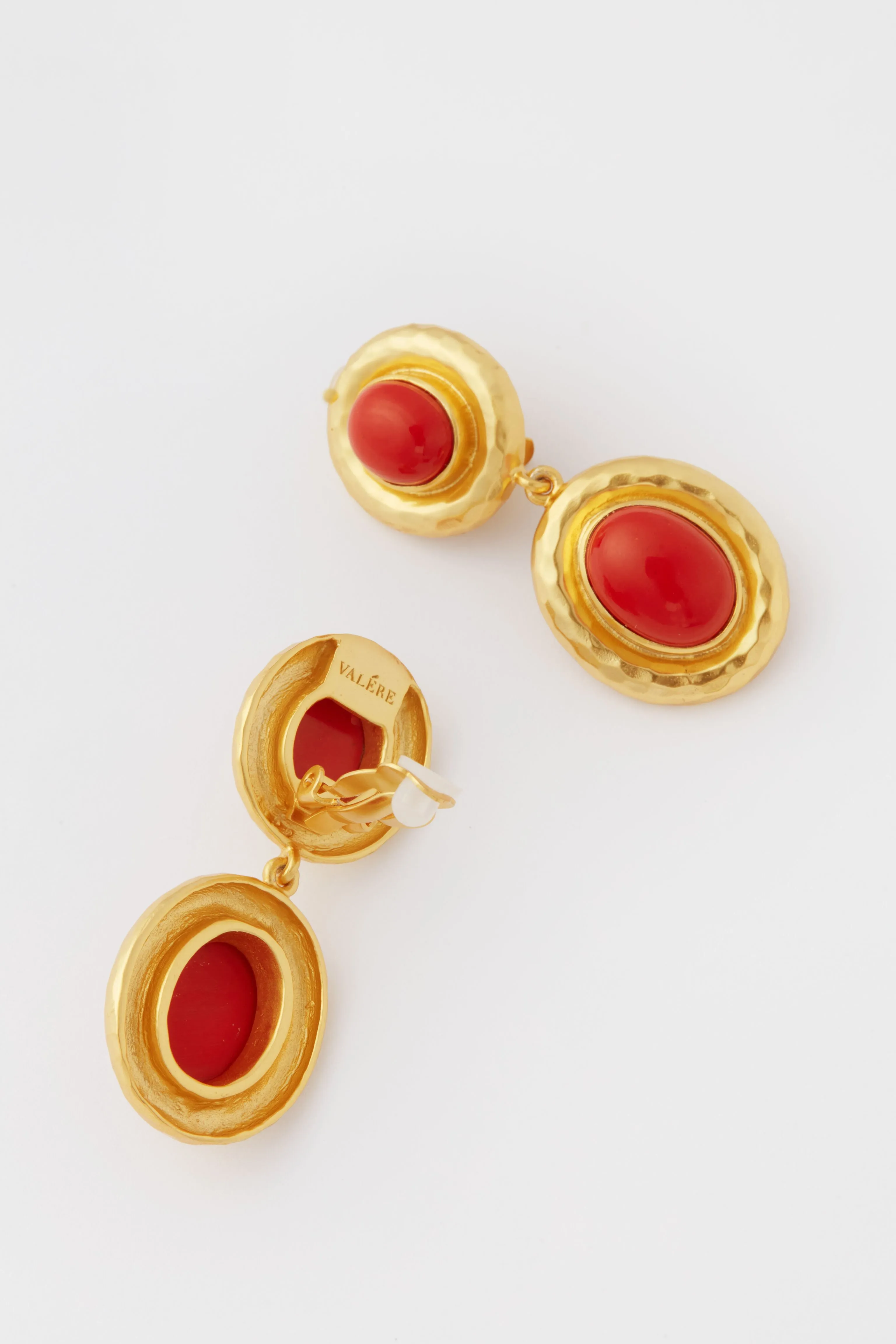 Red Coral Carla Earrings